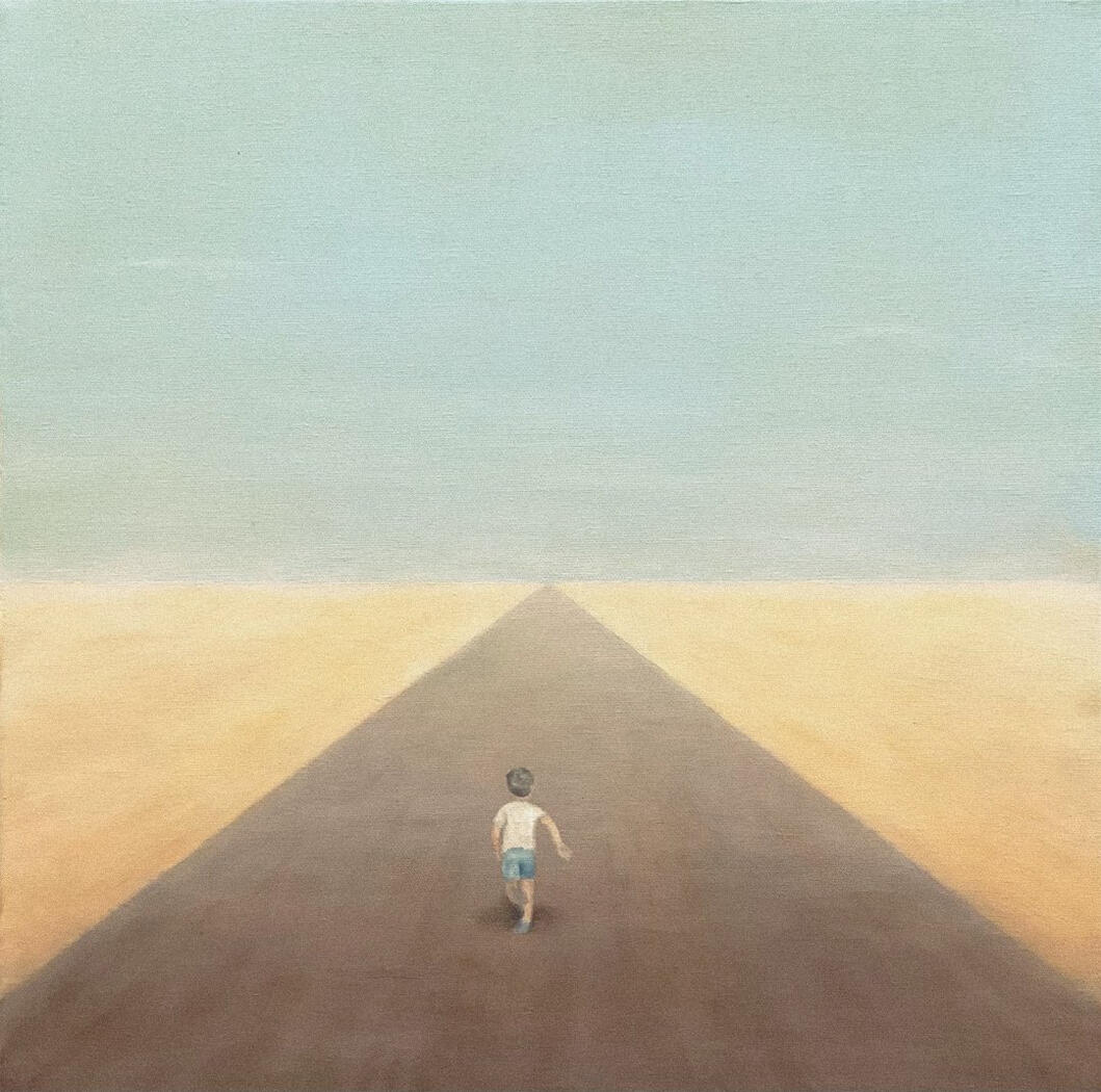 Oil on canvas (46 × 46 cm)